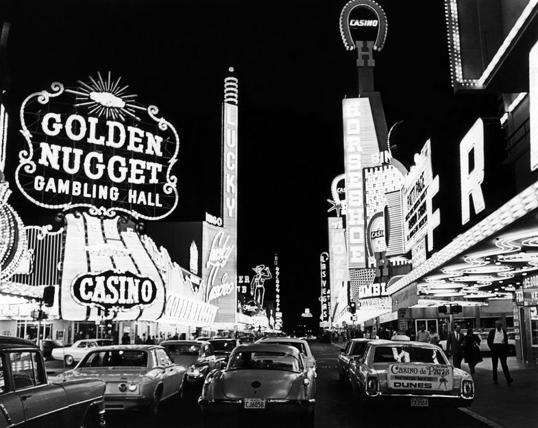 Golden Nugget, Fremont Street, Oct. 16, 1969.