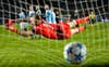 Malm goalkeeper Johan Wiland throws himself to the left, but he's to late. He has to watch as Brazilian winger Lucas Mouras's ball from a 20 yard free-kick passes his gloves and into the net for Paris Saint-Germain. Pa Konate, Franz Brorsson, Rasmus Bengtsson, Jo Inge Berget and Oscar Lewicki in the Swedish wall are all gaping spectators as Moura and Zlatan Ibrahimovich sees the Brazilians training pay dividend. Ibrahimovich had scored from the same angle in earlier matches, and there weren't few that thought he was going to score this one as well. However, the Swede stepped back and let the Brazilian steal the show.