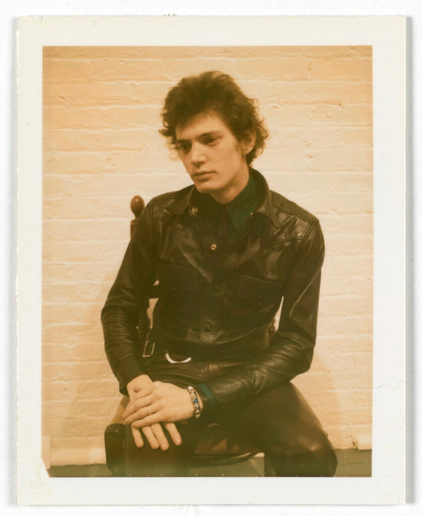 Color Polaroid print. Gift of The Robert Mapplethorpe Foundation to the J. Paul Getty Trust and the Los Angeles County Museum of Art.