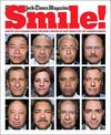 Bruce Gilden photographs the New York mayoral candidates last week