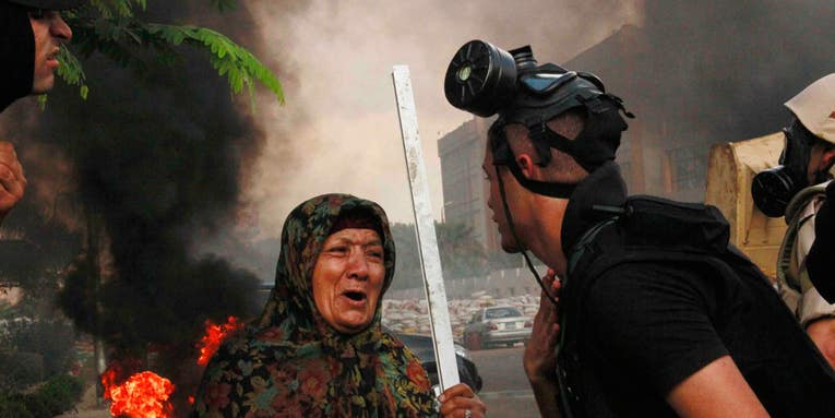Photo of the Day: Egyptian Troops Move in on Morsi Supporters Photo of the Day: Egyptian Troops Move in on Morsi Supporters