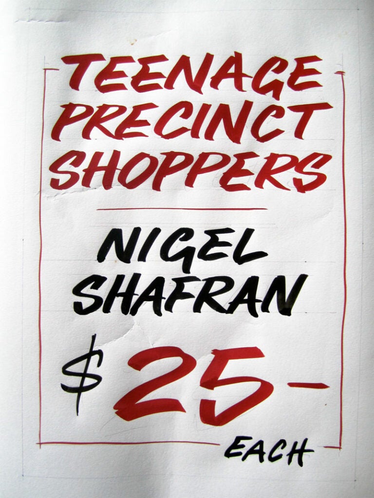 Teenage Precinct Shoppers