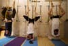 Ultra-Orthodox Jewish men take part in a yoga class at a studio in Ramat Beit Shemesh 12 mile from Jerusalem, Israel. Ronen Zvulun has been working in Israel since 1996 as a photojournalist. He has been with Reuters since 2007. See more of his work on <a href="http://www.lightstalkers.org/ronen">Lightstalkers</a>.
