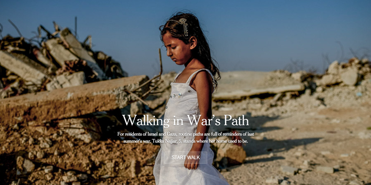 Behind NYTimes’ Immersive Virtual ‘Walks’ Through Israel and Gaza
