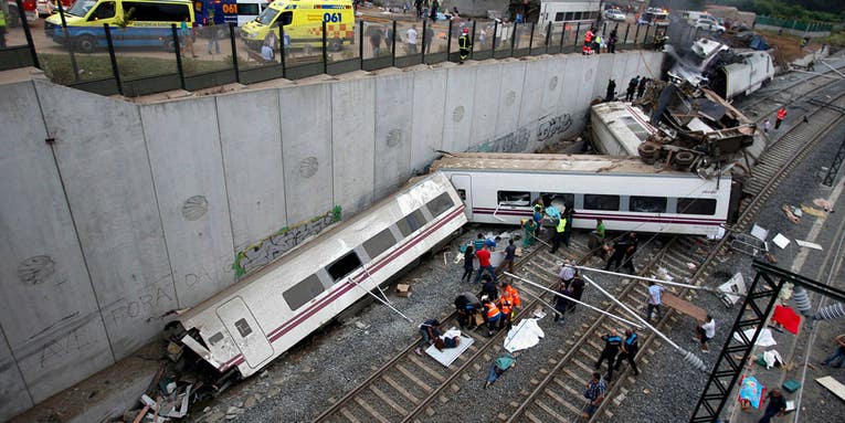 Photo of the Day: Spanish Train Wreck