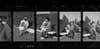 black and white photo strip