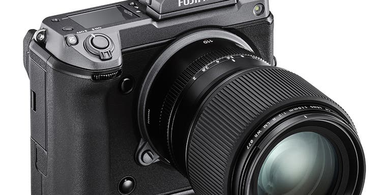 The $10,000 Fujifilm GFX100 has a 100 megapixel, medium format sensor The $10,000 Fujifilm GFX100 has a 100 megapixel, medium format sensor