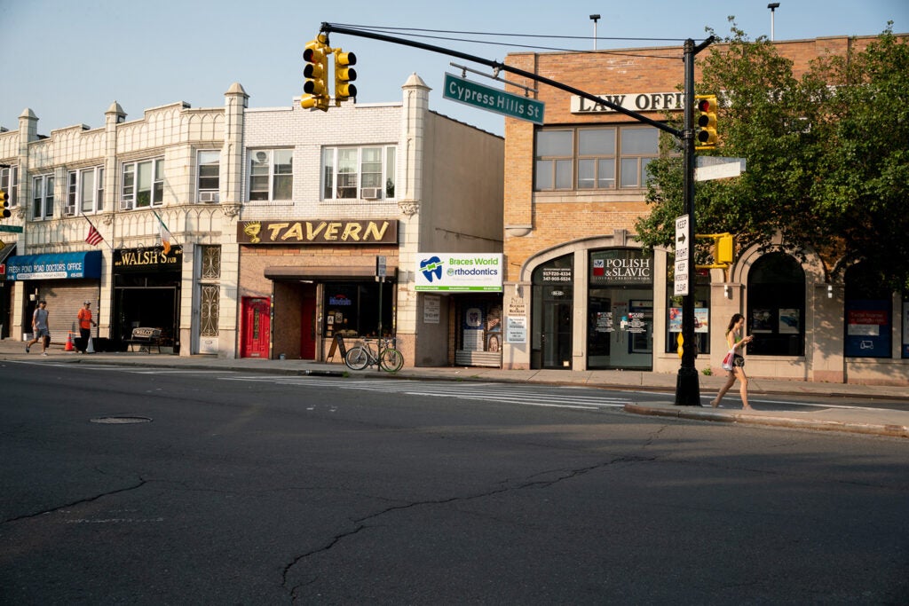 roadside shops in town