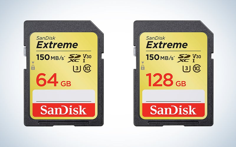 SanDisk Extreme memory cards