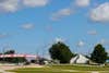 Sky and clouds above racetrack