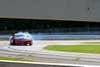 Racecar drifting on track