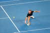 Stefanos Tsitsipas of Greece in action