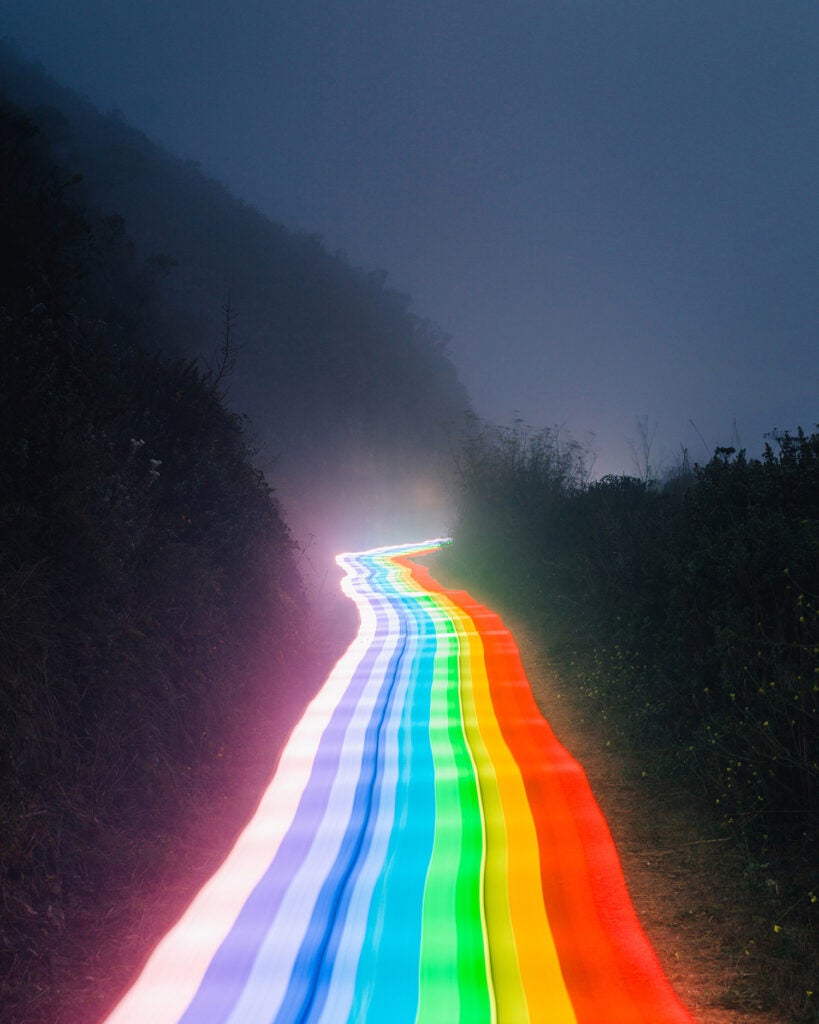 hasselblad photography rainbow road