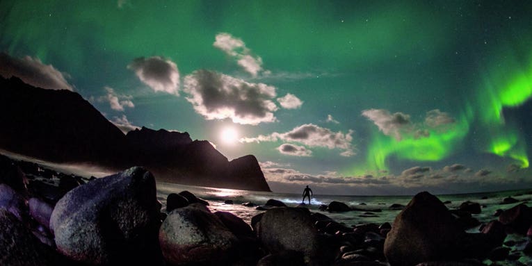 The art of photographing surfers late at night in Norway