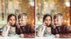 girl and boy sharing a milkshake with two straws