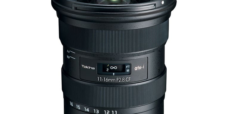 Tokina’s new ATX-i 11-16mm F2.8 CF super-wide lens gets an update