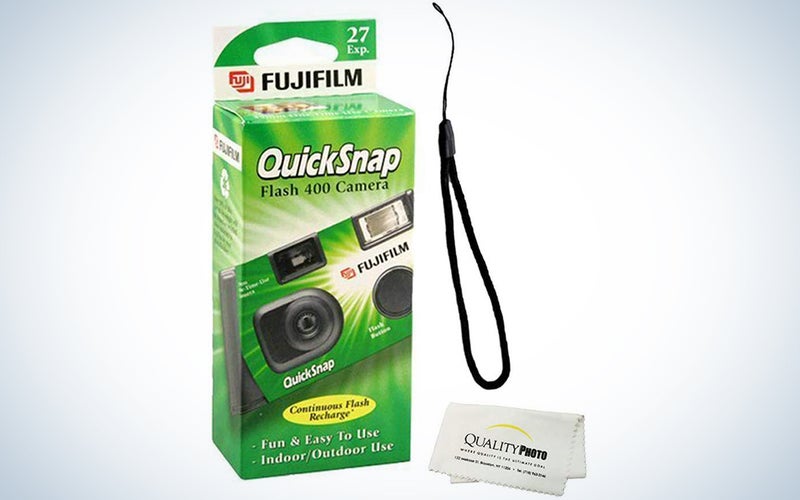 Fujifilm QuickSnap Flash 400 Disposable 35mm Camera (Pack of 2)