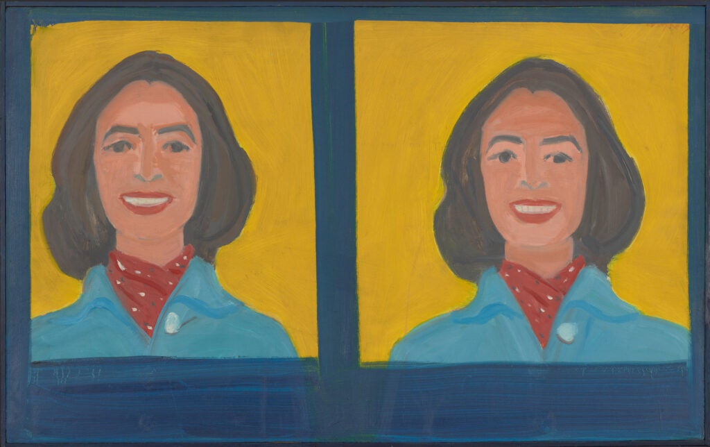 Alex Katz, Double Portrait with Frames