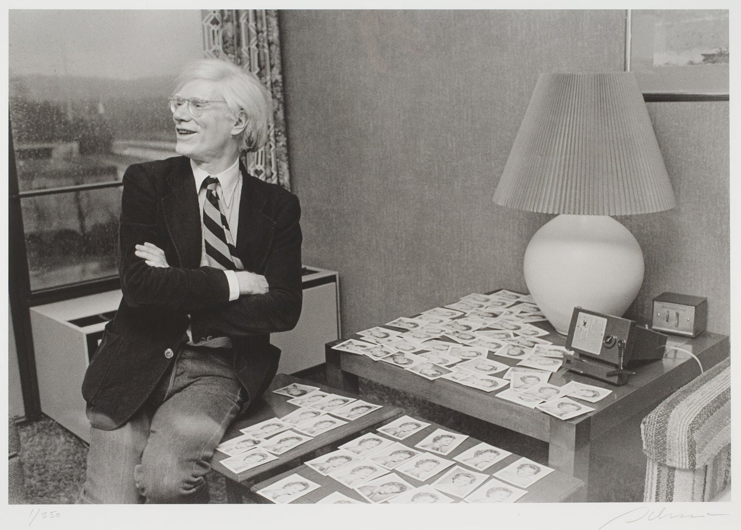 Rowland Scherman, Andy Warhol aside Polaroids of Caroline Ireland