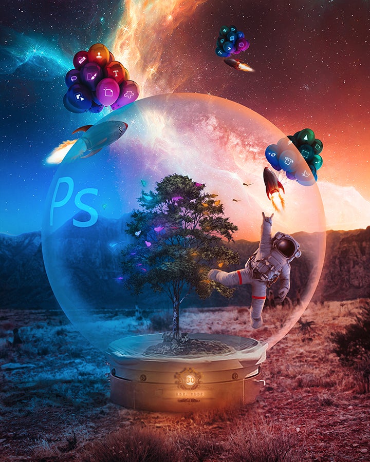 Adobe Photoshop 30th Birthday Image