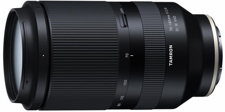 Tamron announces availability of 70-180mm F/2.8 Di III VXD lens for Sony full-frame cameras