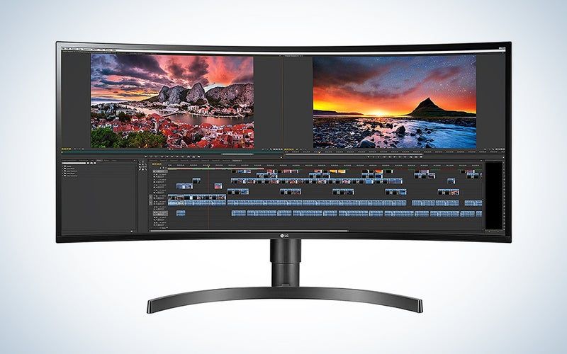 LG 34WN80C-B 34 inch 21:9 Curved UltraWide WQHD IPS Monitor