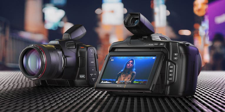 The new Blackmagic Design 6K Pro camera has a huge, tilting screen for easier composition