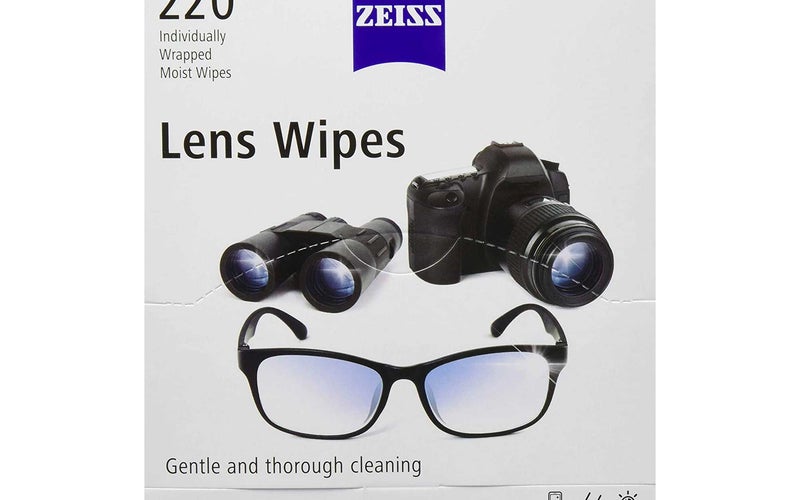 Zeiss Lens Wipes, White, 220 Count