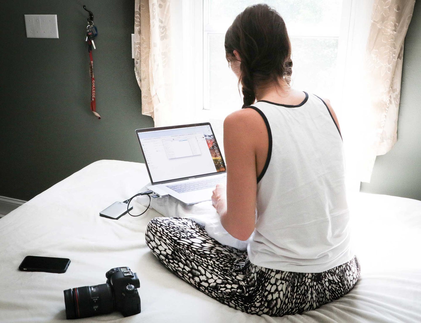 Woman on her laptop