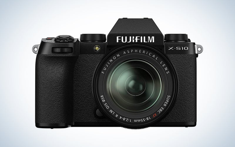 Fujifilm X-S10 is the best vlogging camera with a flip screen