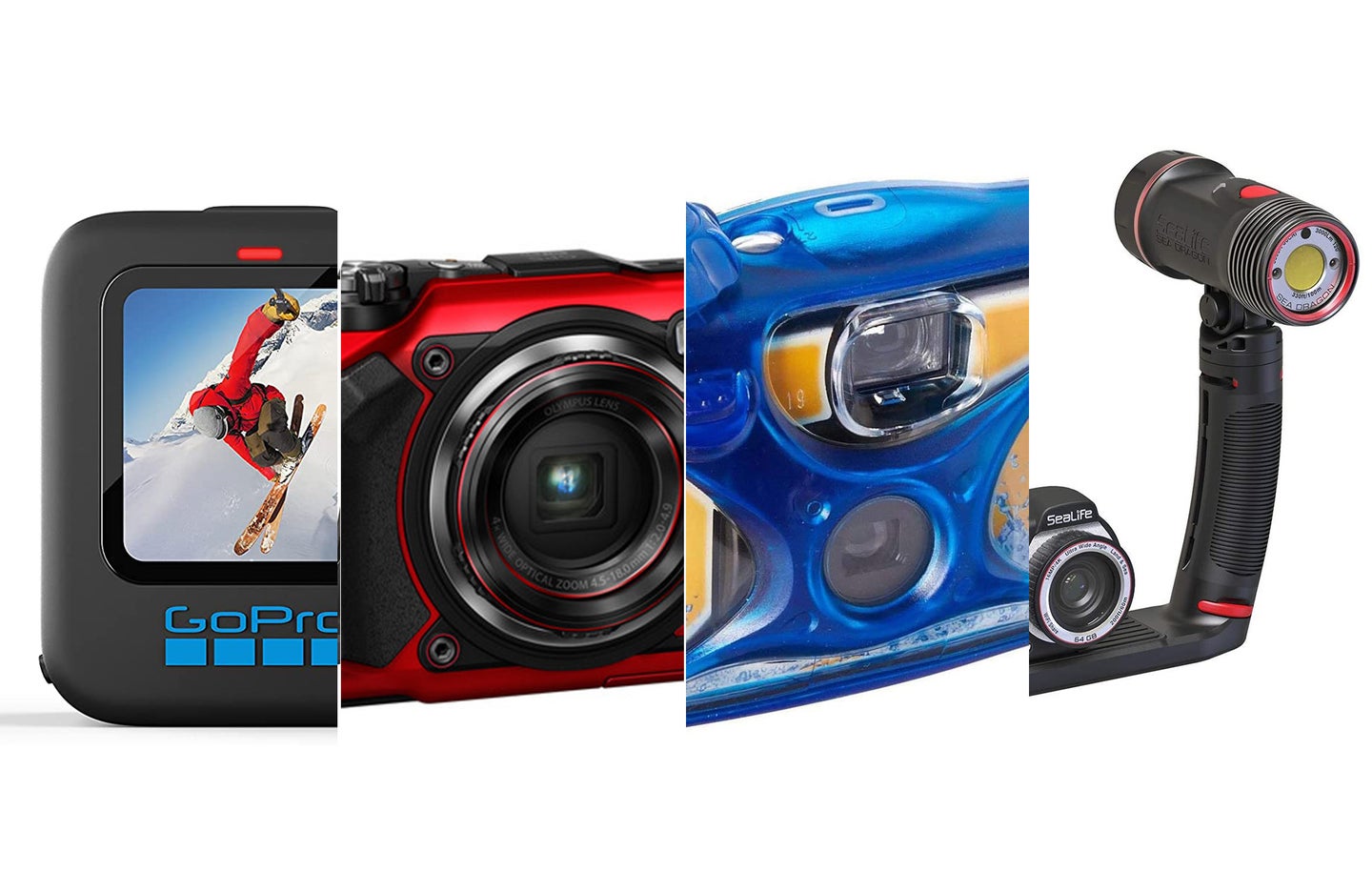 Underwater cameras