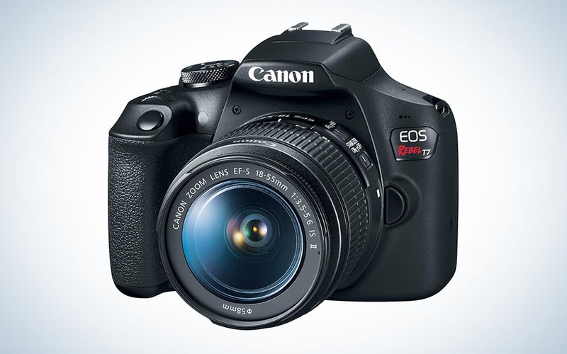 Canon EOS Rebel T7 DSLR Camera is the best camera for streaming