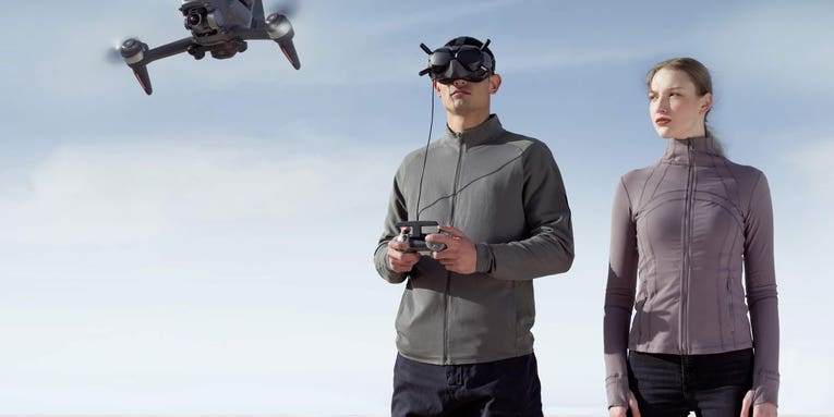 DJI’s new FPV drone allows operators to capture footage from a first-person view