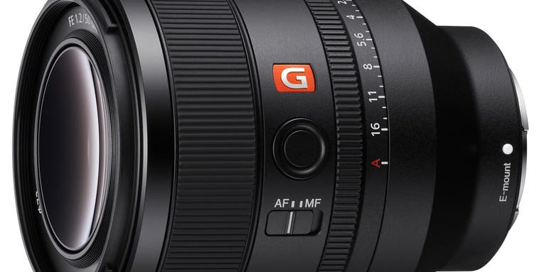 The new Sony 50mm f/1.2 GM prime lens promises “extreme” optical performance