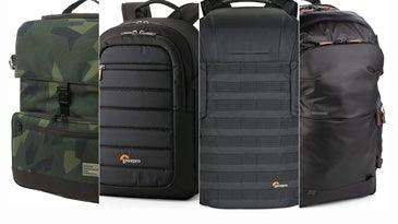 Best camera backpacks composited