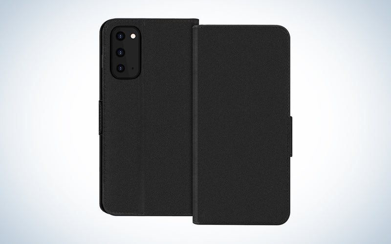 black folio android phone case
