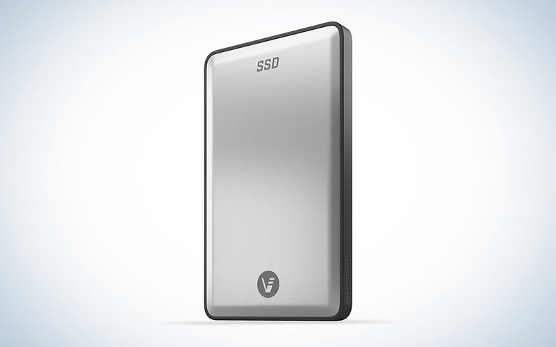 silver sdd external hard drive