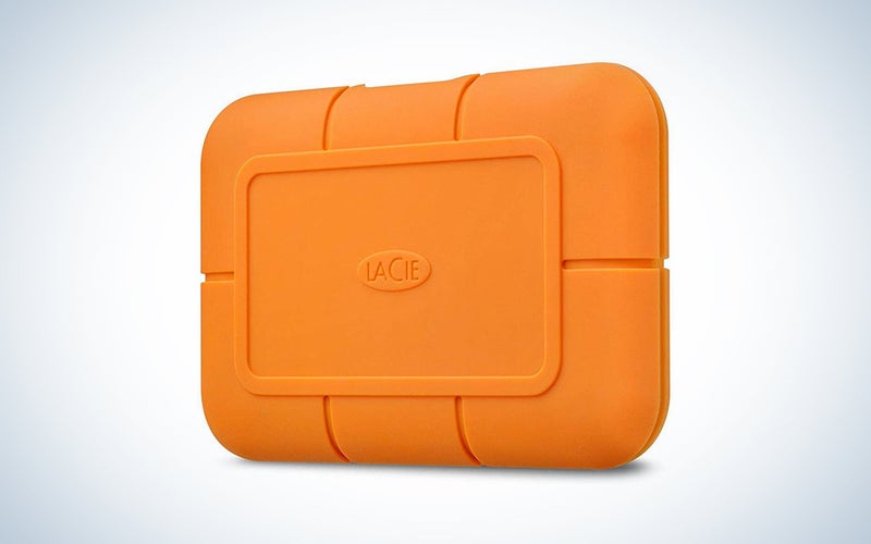lacie orange ssd hard drive