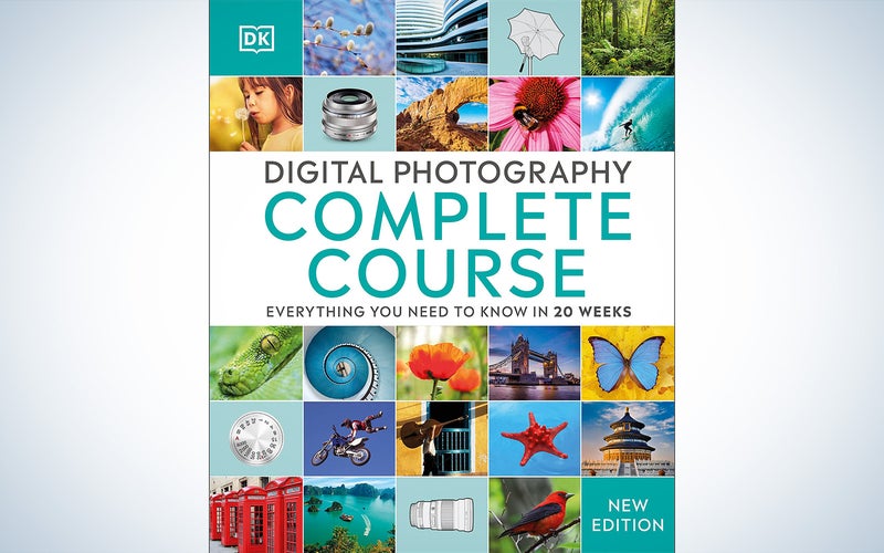 The cover of a photography book titled Digital Photography Complete Course