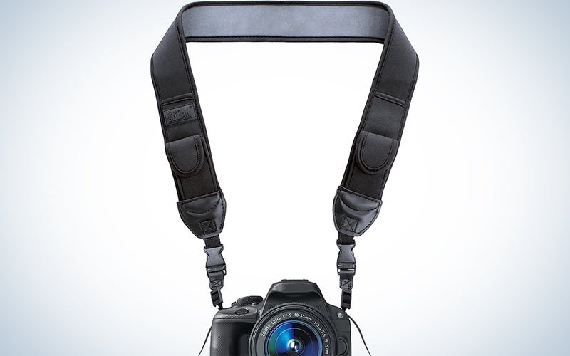 camera strap and camera