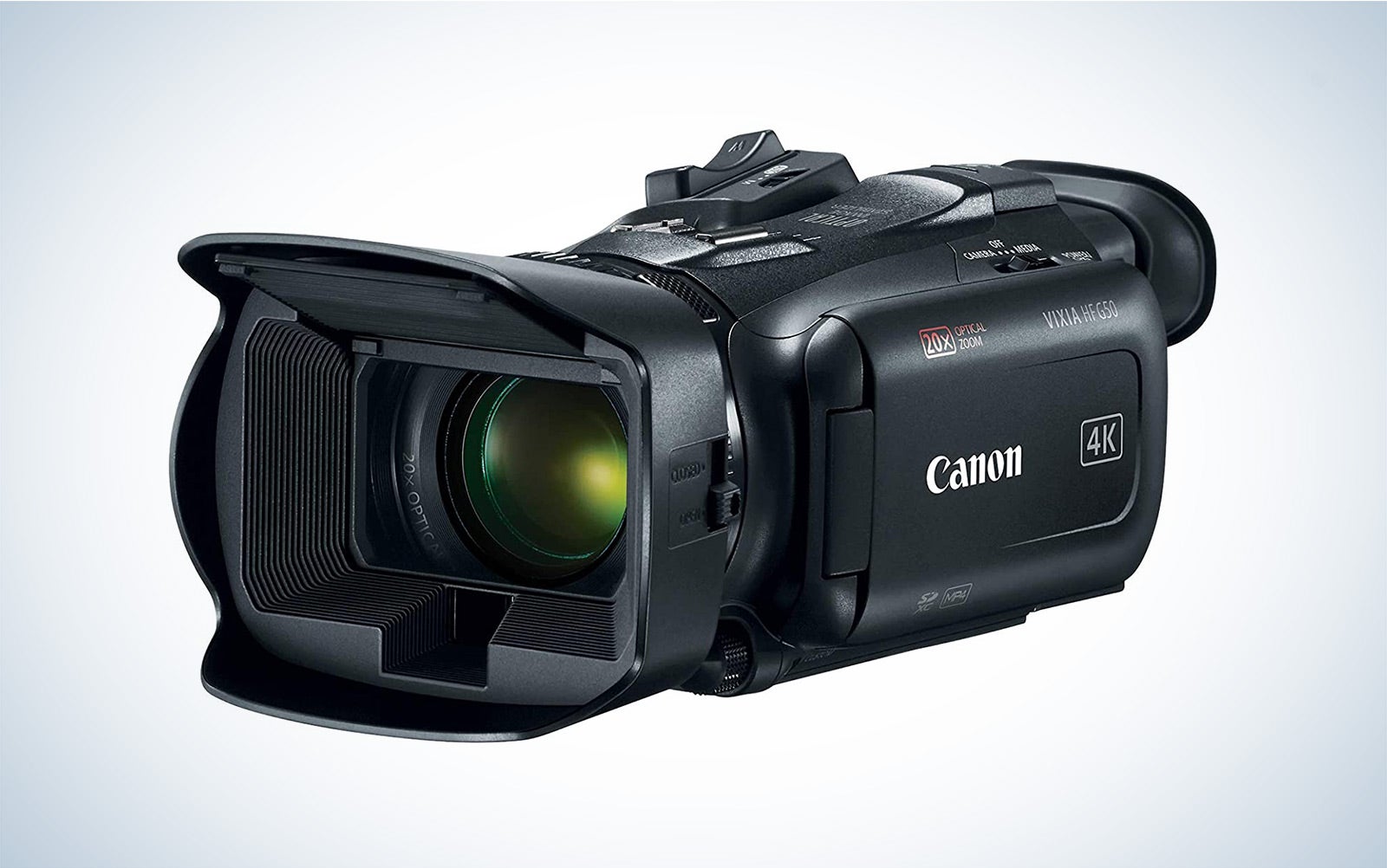 The Canon - VIXIA HF G50 4K Premium Camcorder is the best for beginners.