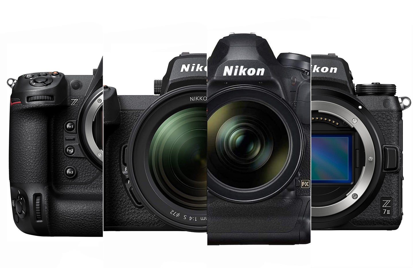 The best Nikon cameras composited