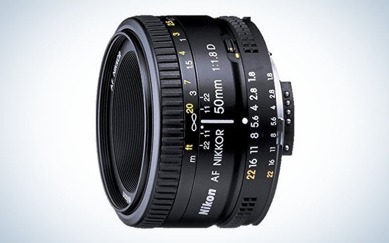 The Nikon 50mm f/1.8D is the best bargain lens.