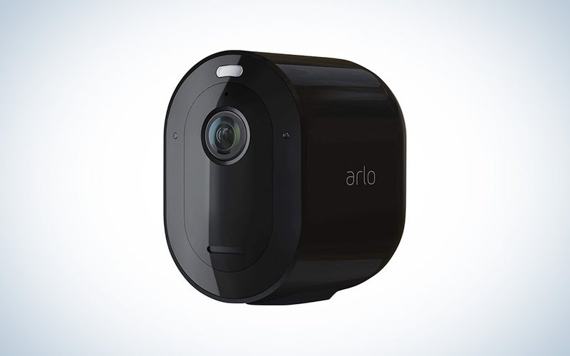 black arlo security camera
