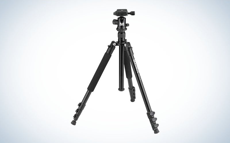 A straightforward black aluminum model that is the best travel tripod you can buy on a budget.