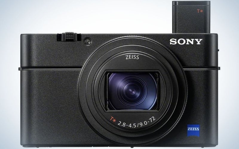 A black digital camera for beginners.