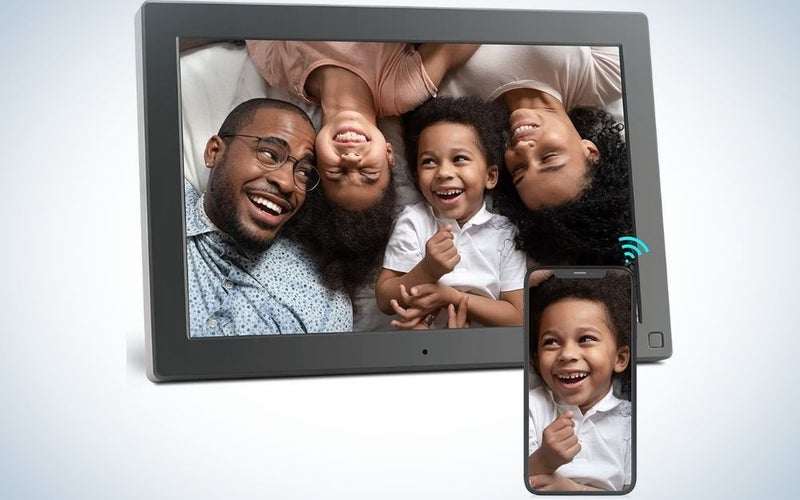 The BSIMB Digital Picture Frame is the best gift for sentimental dads.