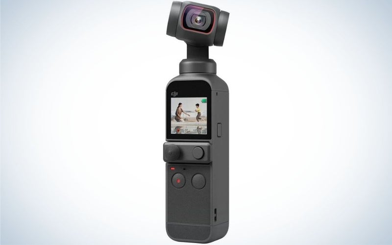 The DJI Pocket 2 handheld camera is the best gift for shooting on the move.
