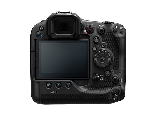 Canon R3 mirrorless camera back