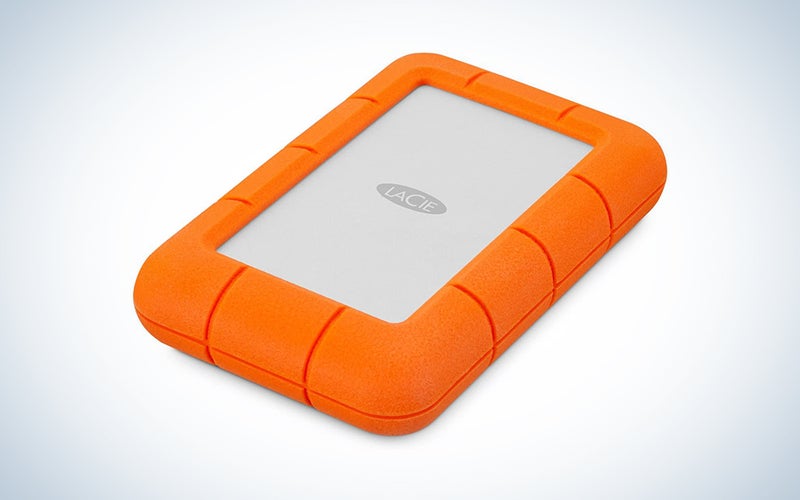 orange lacie hard drive